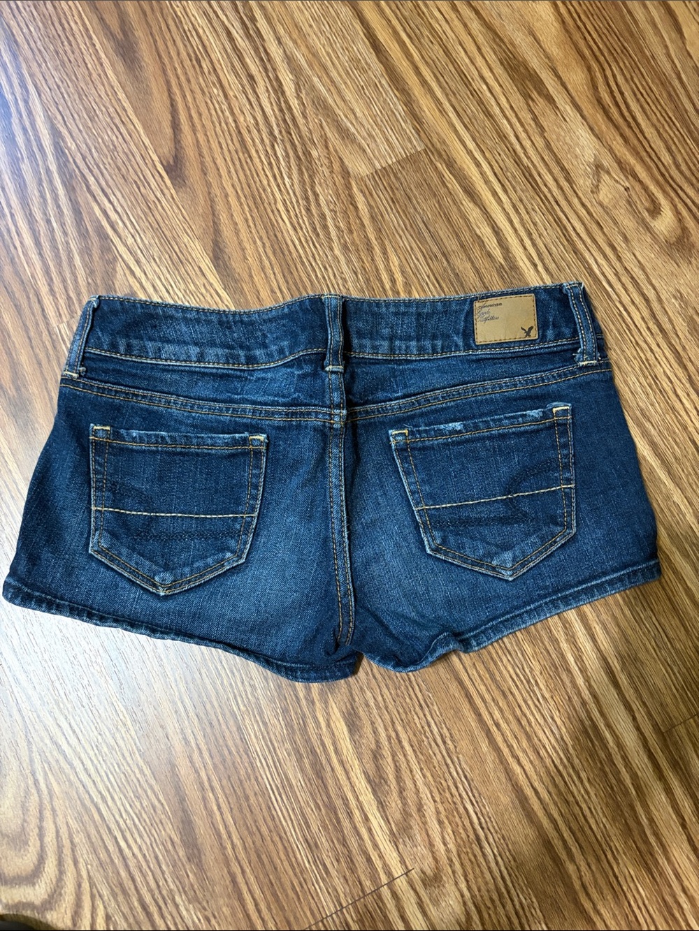 American Eagle Outfitters Dark Blue Denim Women's Shorts